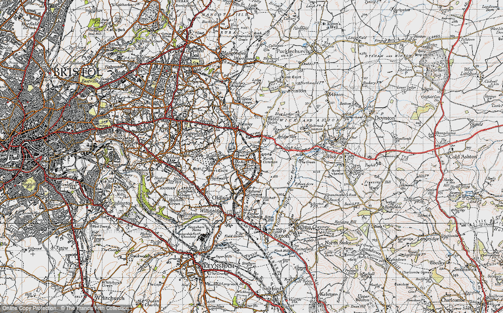 Old Map of North Common, 1946 in 1946