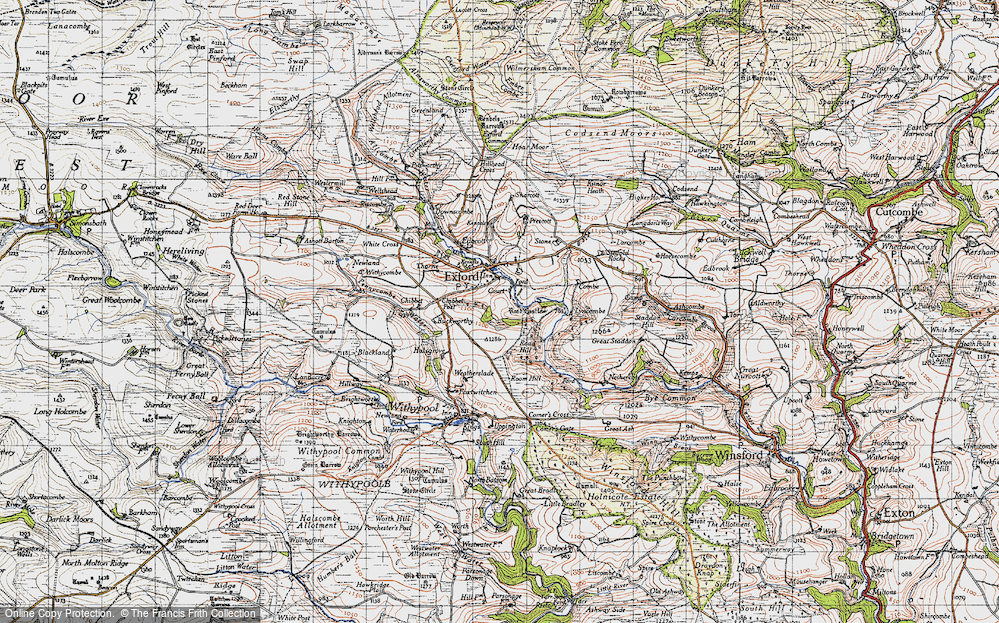 Old Map of North Court, 1946 in 1946