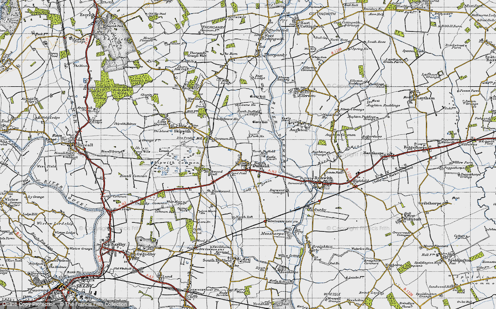 Old Map of North Duffield, 1947 in 1947