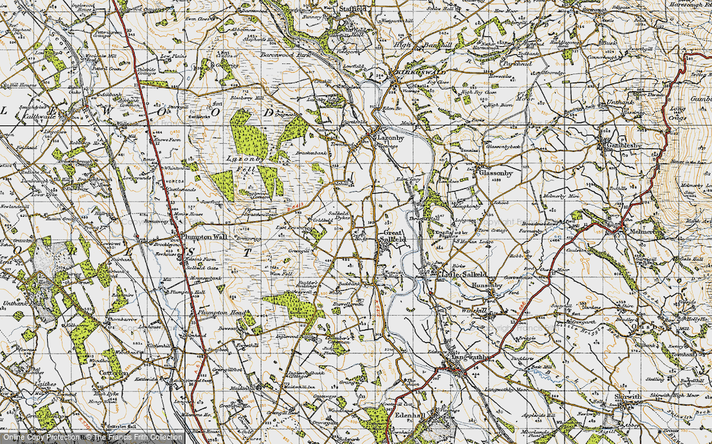 Old Map of North Dykes, 1947 in 1947