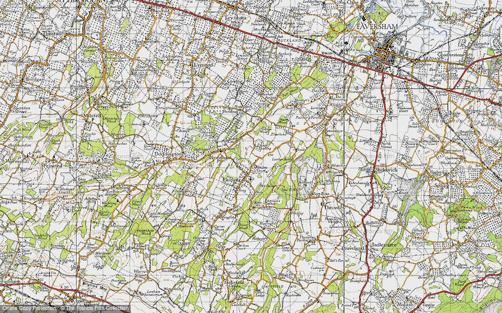 Old Map of North Eastling, 1946 in 1946