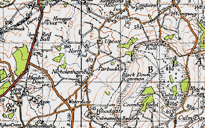Old map of North End in 1946