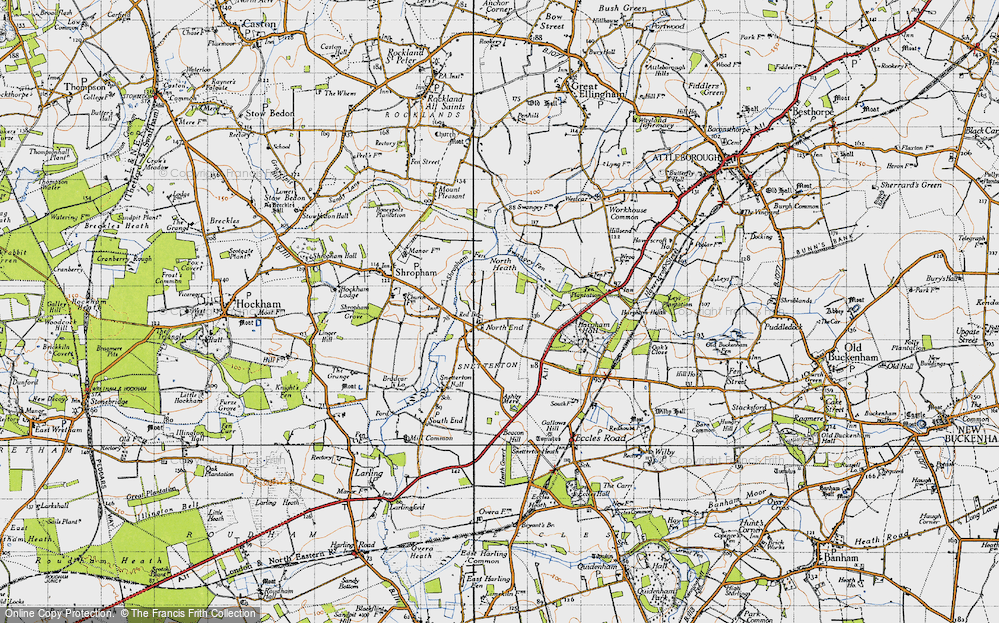 Old Map of North End, 1946 in 1946