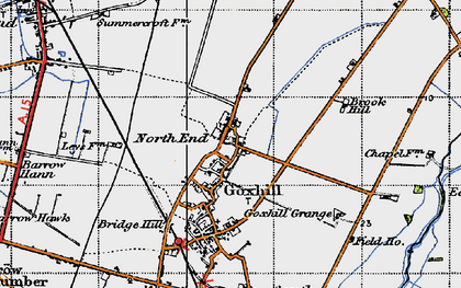 Old map of North End in 1947