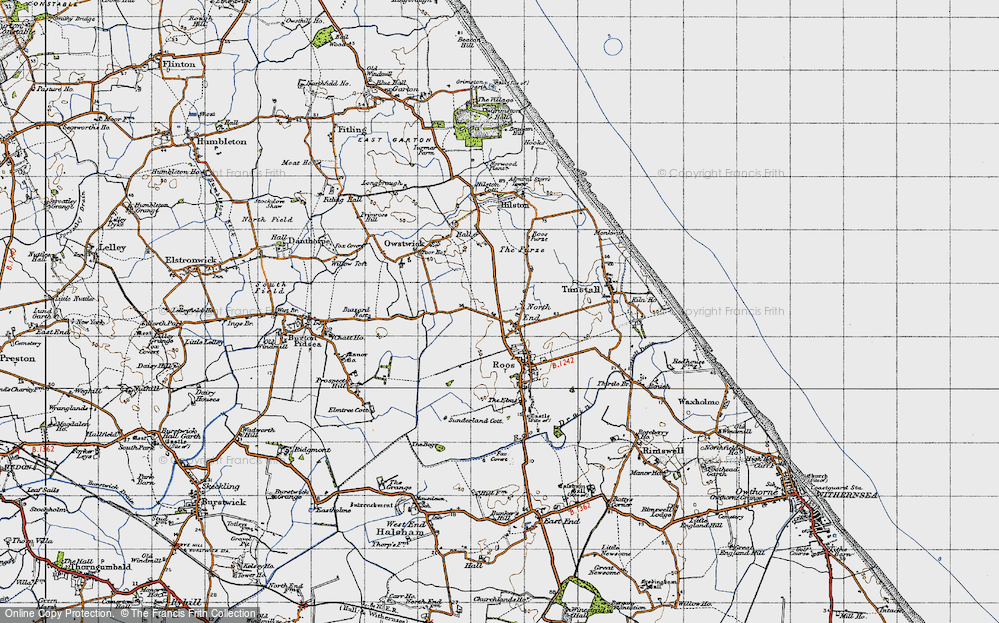 Old Map of North End, 1947 in 1947