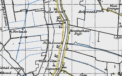 Old map of North Ewster in 1947