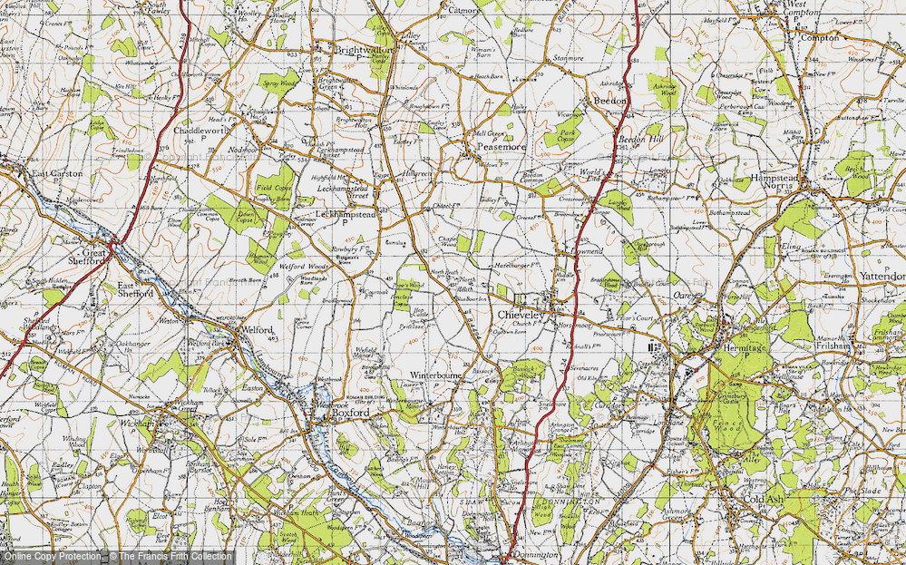Old Map of North Heath, 1947 in 1947