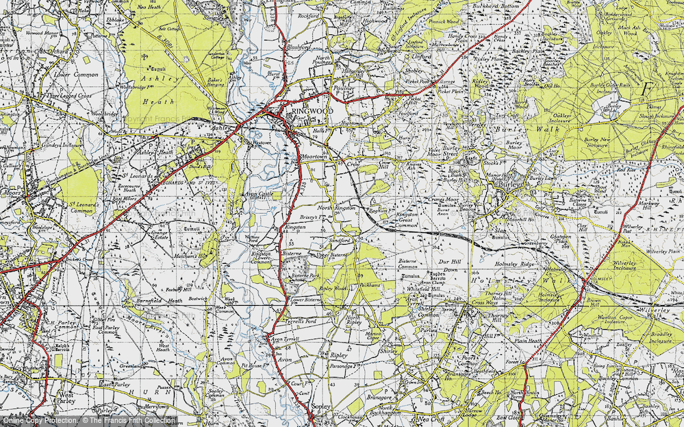 Old Map of North Kingston, 1940 in 1940