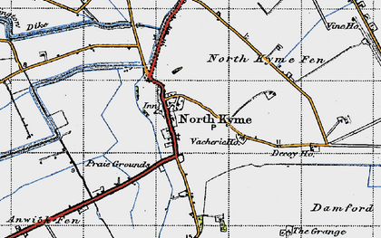 Old map of North Kyme in 1946