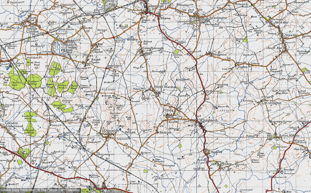 Old Map of North Marston, 1946 in 1946