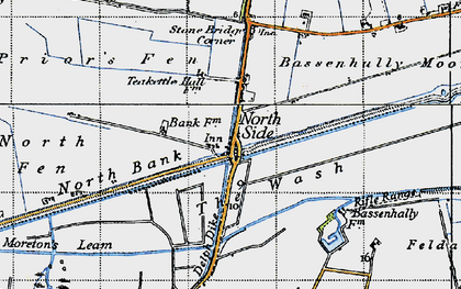 Old map of North Side in 1946