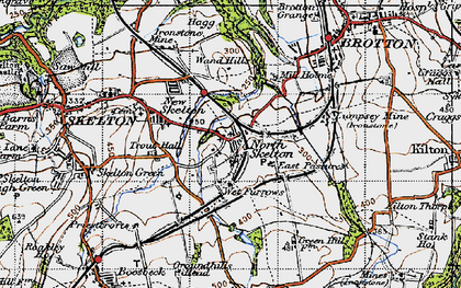 Old map of North Skelton in 1947