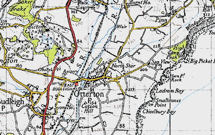 Old map of North Star in 1946