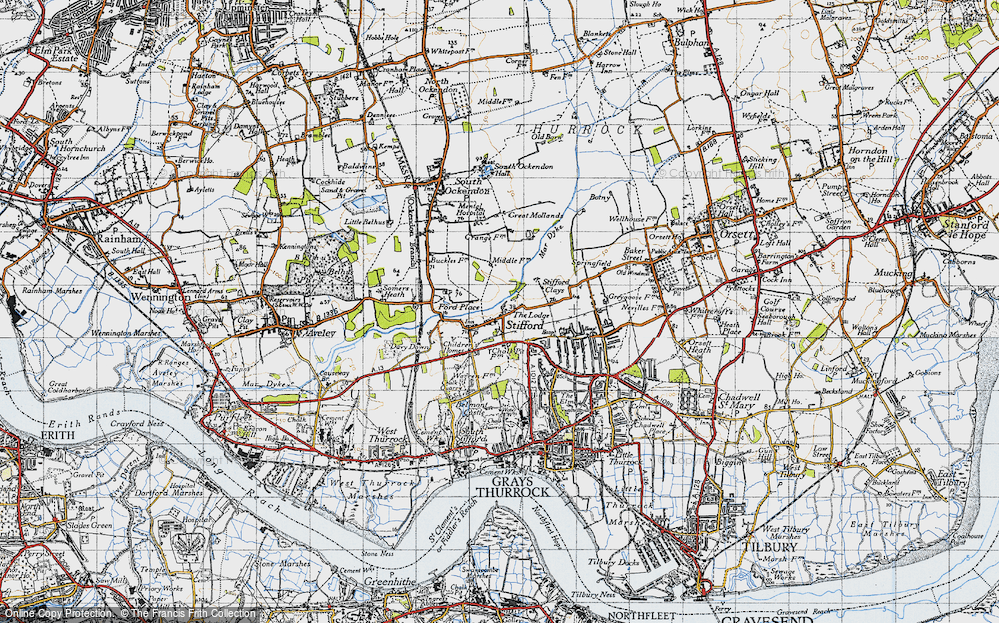 Old Map of North Stifford, 1946 in 1946