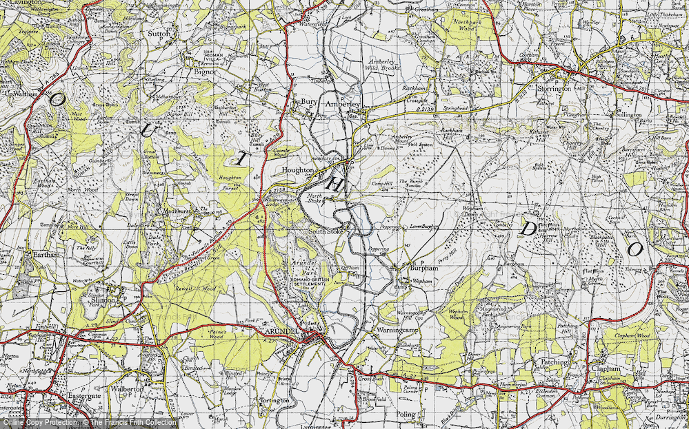 Old Map of North Stoke, 1940 in 1940