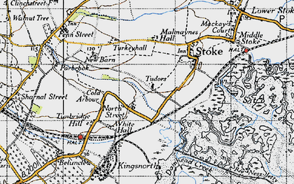 Old map of North Street in 1946