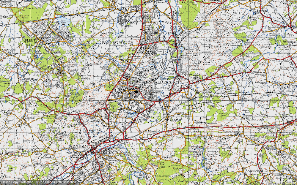 Old Map of North Town, 1940 in 1940