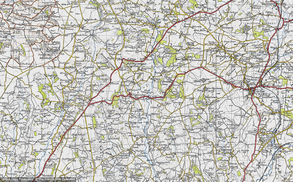 Old Map of North Waterhayne, 1946 in 1946