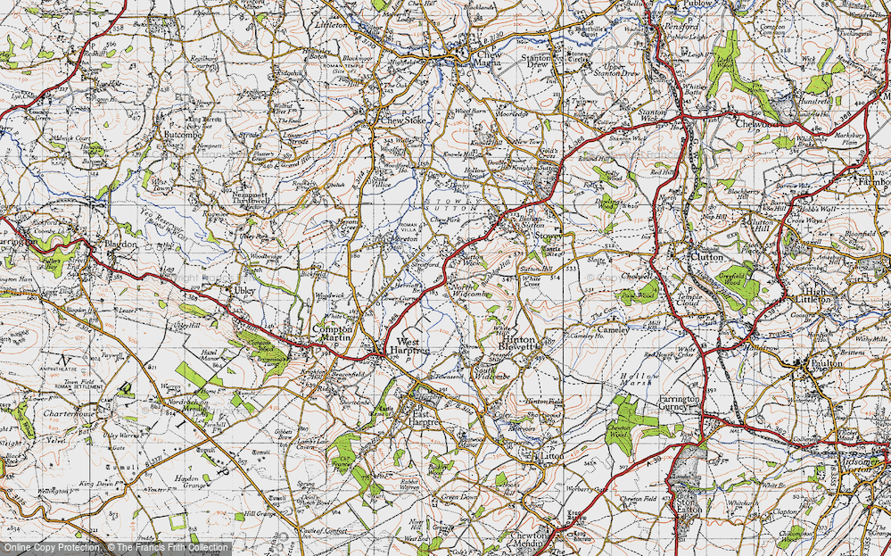 Old Map of North Widcombe, 1946 in 1946