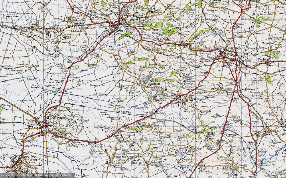 Old Map of North Wootton, 1946 in 1946
