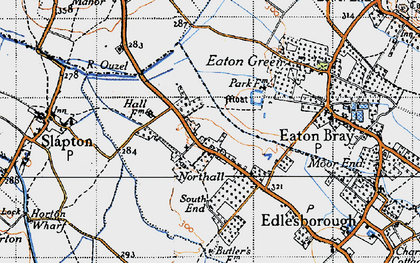 Old map of Northall in 1946