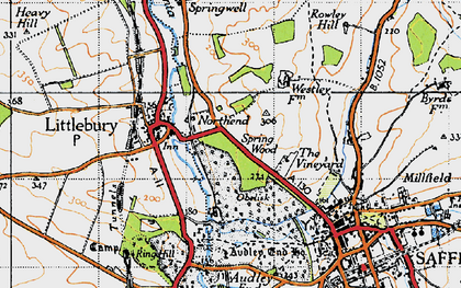 Old map of Northend in 1946