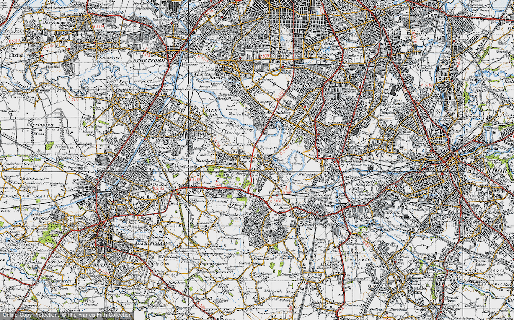 Old Map of Northenden, 1947 in 1947