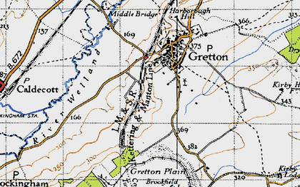 Old map of Brookfield Plantation in 1946