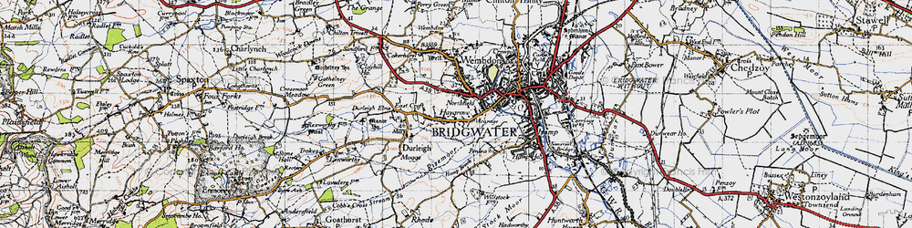 Old map of Northfield in 1946