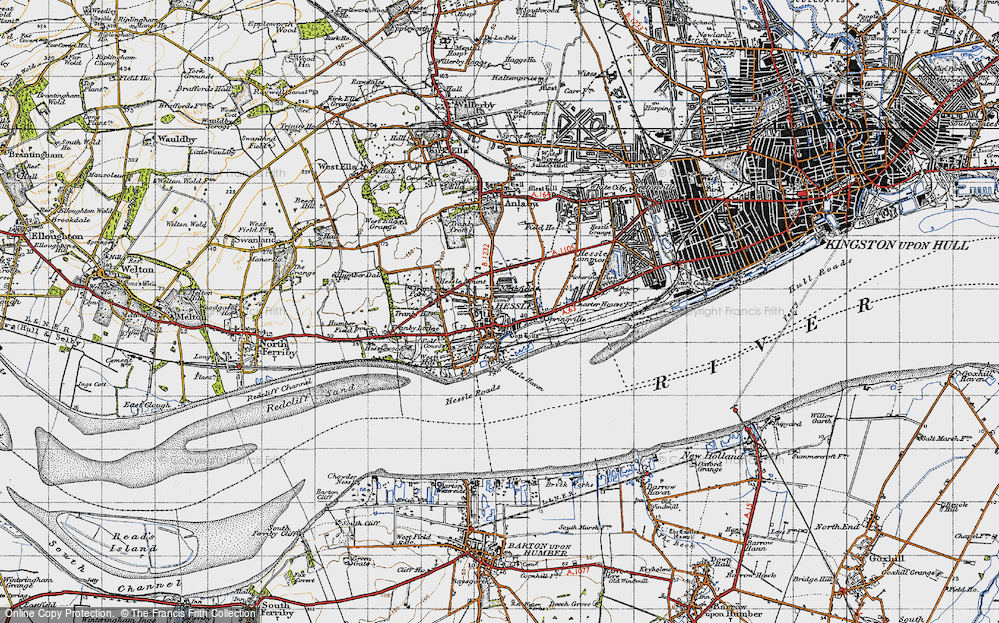 Old Map of Northfield, 1947 in 1947