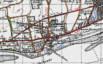 Old map of Northfield in 1947