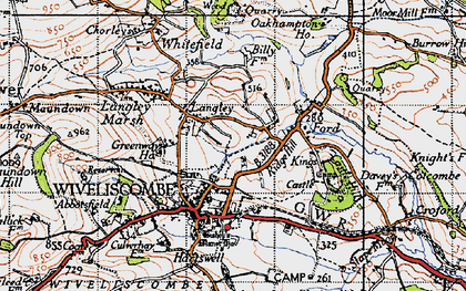 Old map of Northgate in 1946