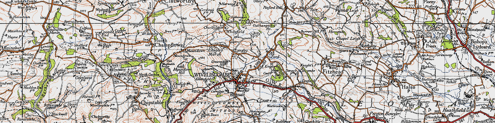 Old map of Northgate in 1946