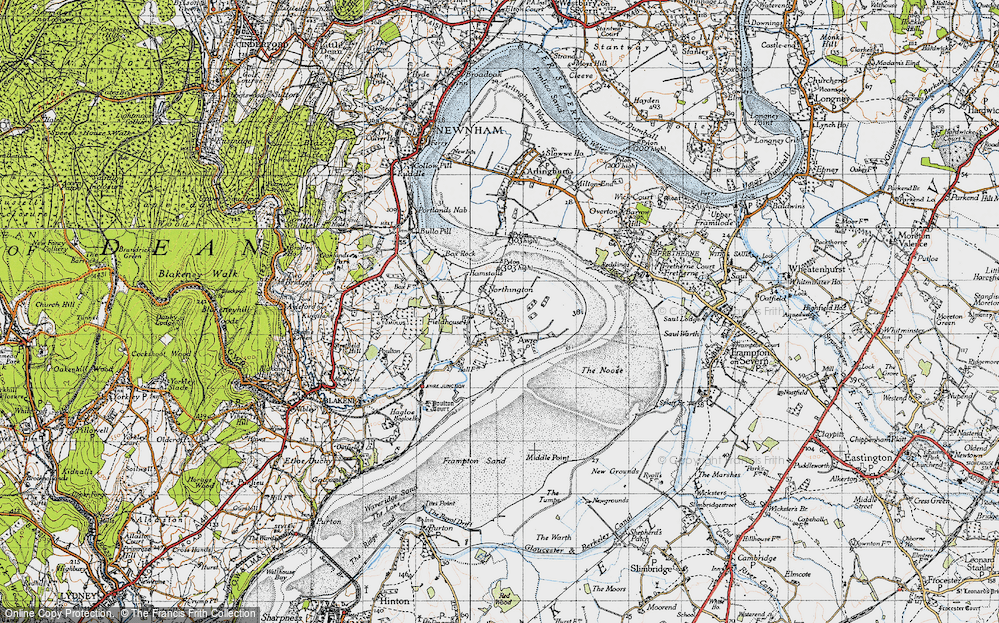 Old Map of Northington, 1946 in 1946