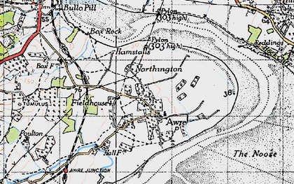 Old map of Northington in 1946