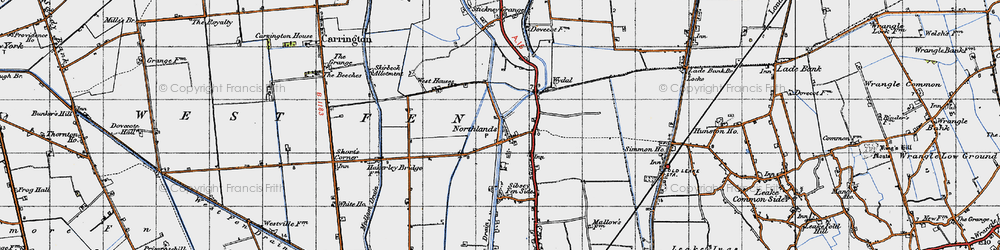 Old map of Northlands in 1946