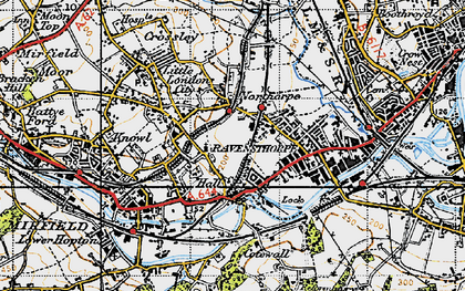 Old map of Northorpe in 1947
