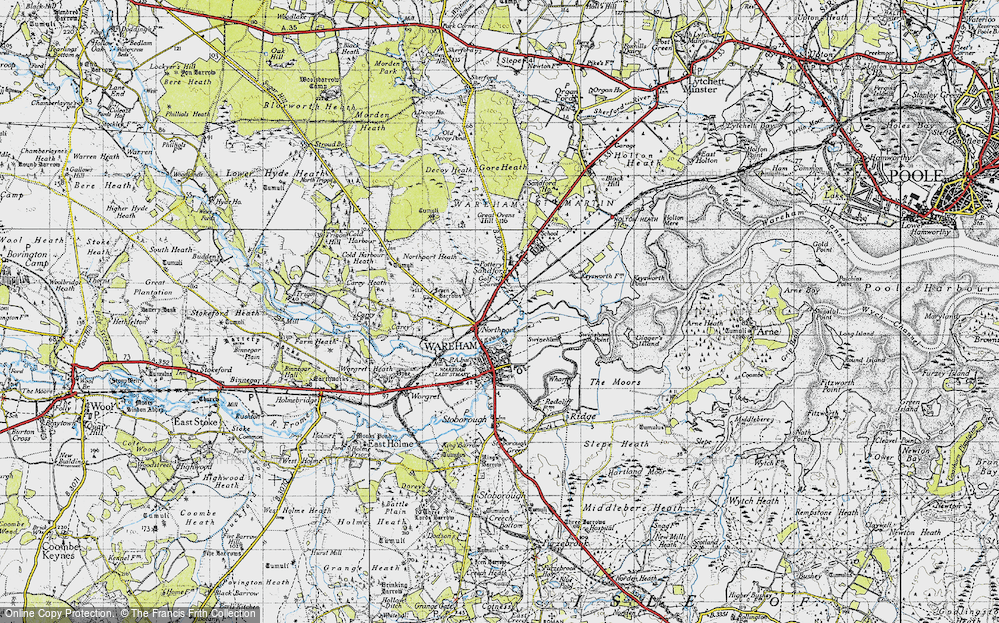 Old Map of Northport, 1940 in 1940