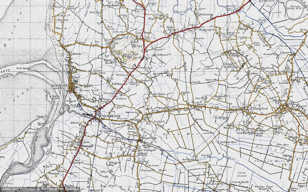 Old Map of Northwick, 1946 in 1946