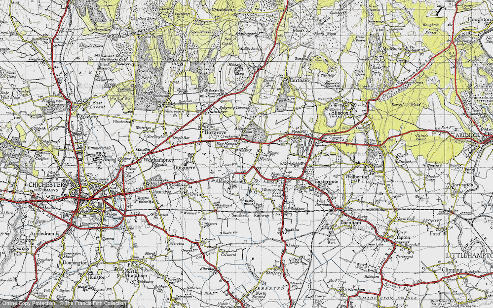 Old Map of Norton, 1940 in 1940