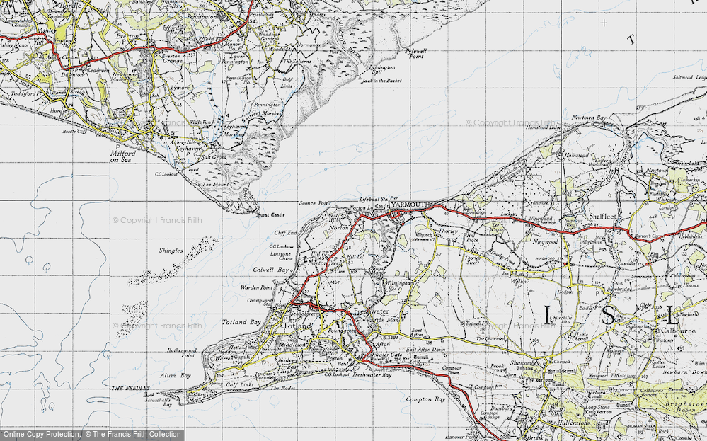 Old Map of Norton, 1945 in 1945
