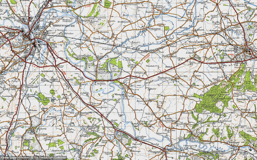 Old Map of Norton, 1947 in 1947