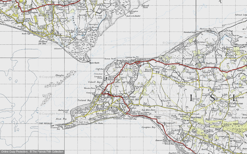 Old Map of Norton Green, 1945 in 1945