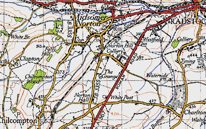 Old map of Norton Hill in 1946