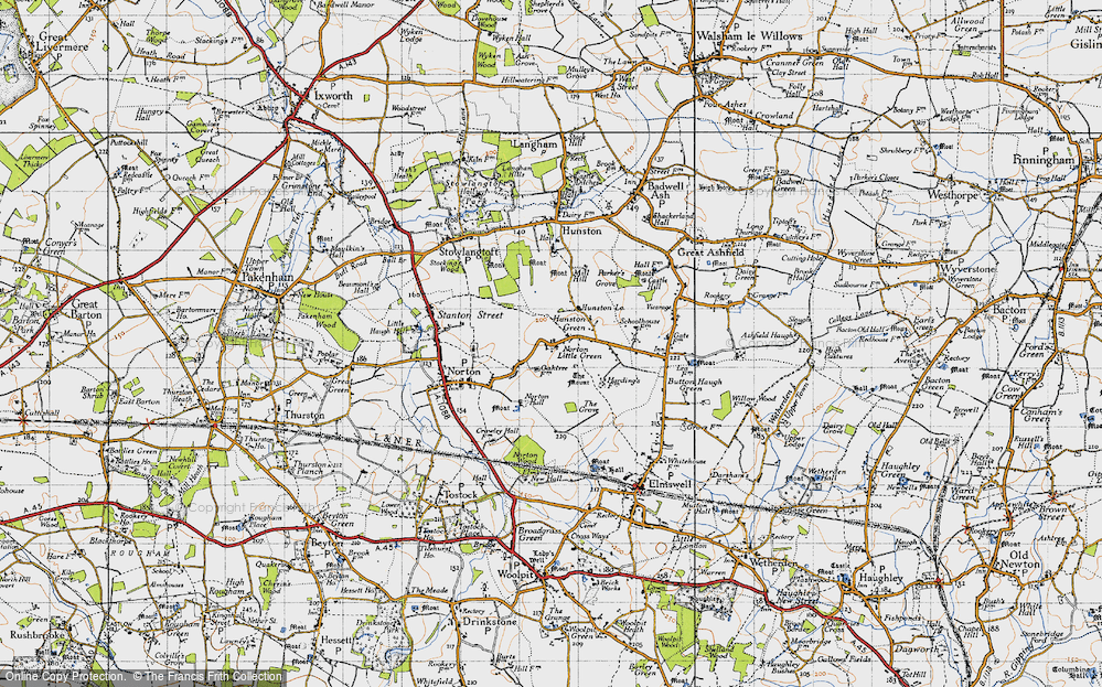 Old Map of Norton Little Green, 1946 in 1946
