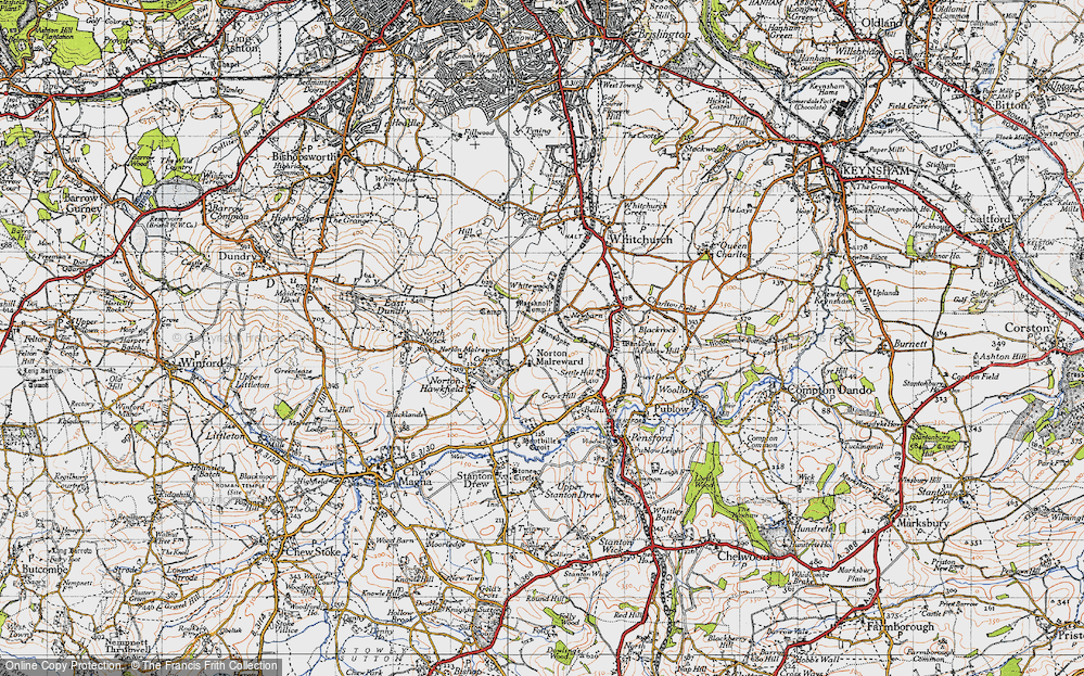 Old Map of Norton Malreward, 1946 in 1946