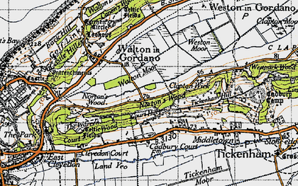 Old map of Norton's Wood in 1946