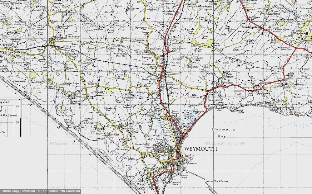 Old Map of Nottington, 1946 in 1946