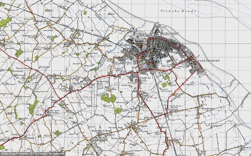 Old Map of Nunsthorpe, 1946 in 1946