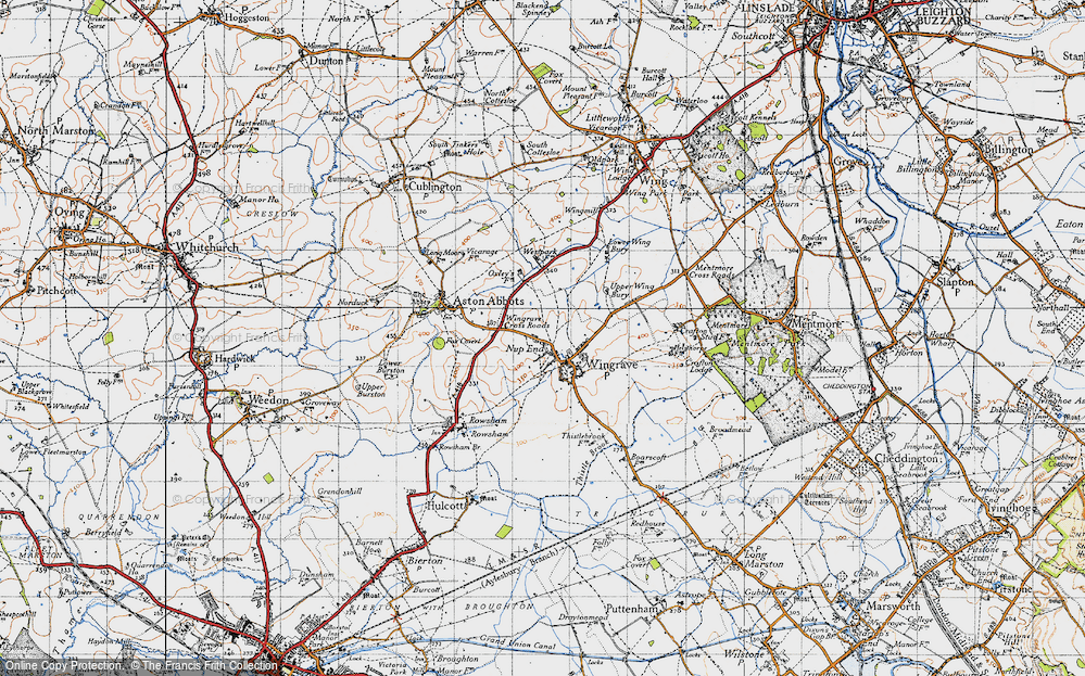 Old Map of Nup End, 1946 in 1946